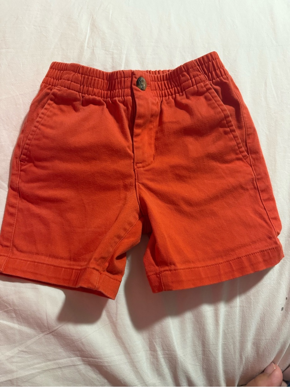 Janie and Jack Bright Red Cotton Shorts
